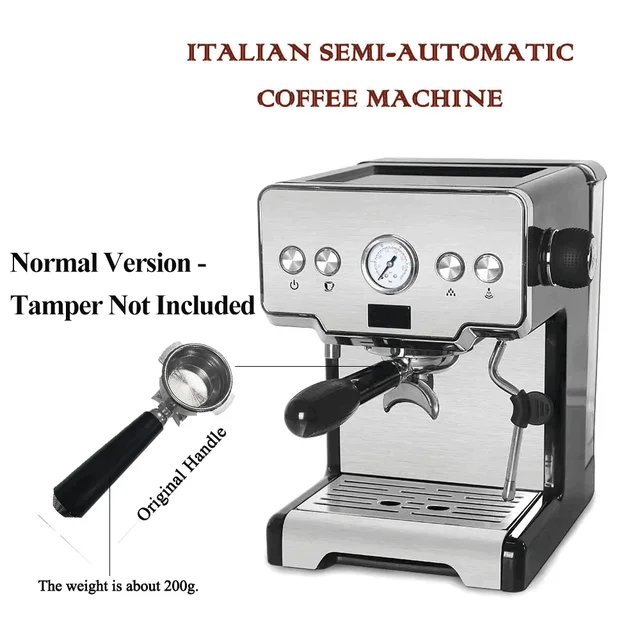 Espresso Coffee Machine 15 Bar Semi-Automatic Italian Coffee Maker For Café Popular Cappuccino Milk Bubble Maker