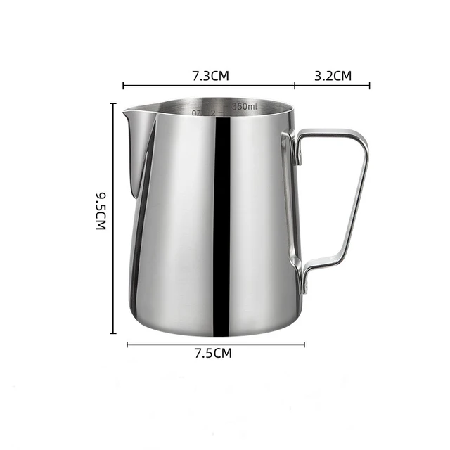 Stainless Steel Coffee Milk Frother Jug With Scale Cafe Barista Professional Steam Espresso Coffee Latte Art Kitchen Tools