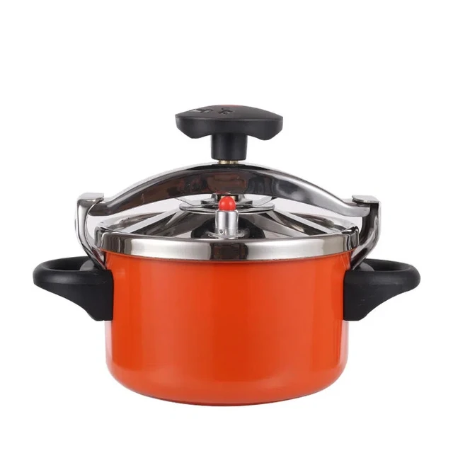 Small Stainless Steel Pressure Cooker for Gas Stove and Induction Cooktop Explosion-Proof Pot for Home Kitchen and Hotel Cooking