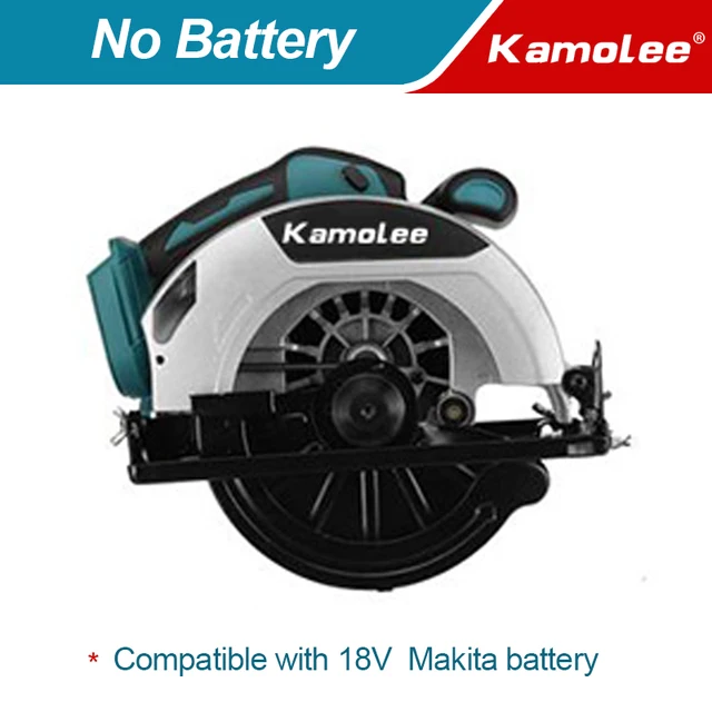 7 inch 21V 6.0Ah 6000mAh Electric Circular Saw for Home DIY Compatible Makita 18V Battery