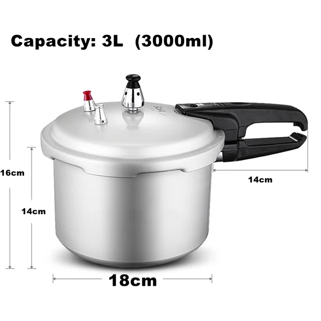 Small Aluminum Pressure Cooker 3/4/5L