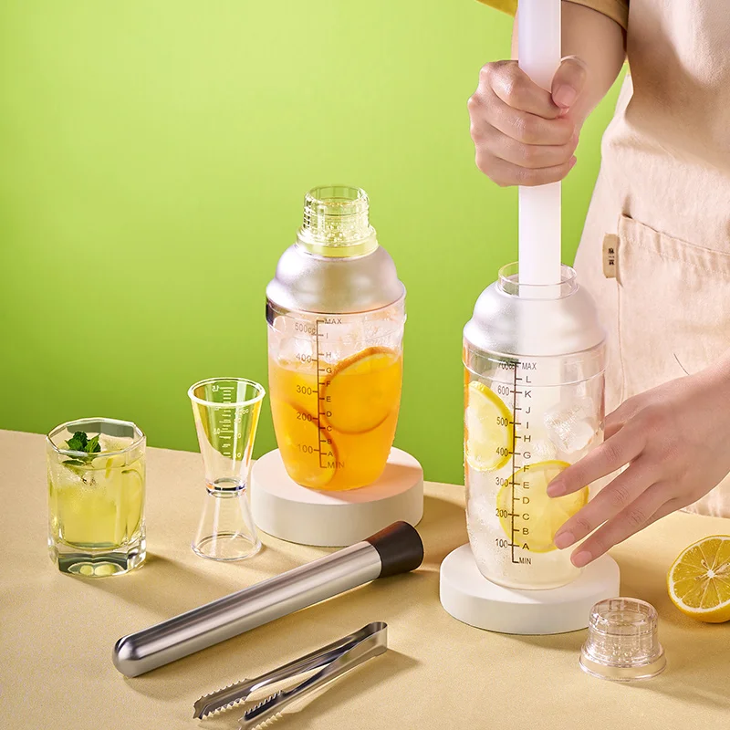 Cocktail Shaker Fruit Juice Milk Tea Beverage Mixer Bartender Special For Mixing Champagne Wine Hand Shake Cup Bar Tool