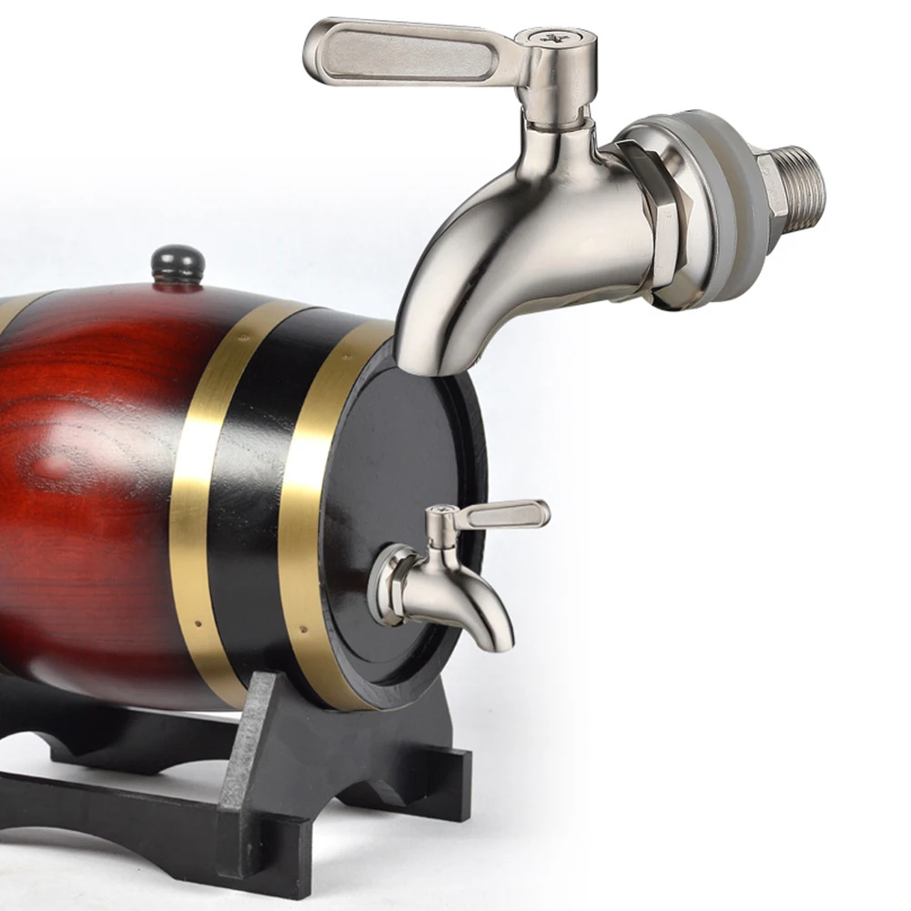 Juice Tap 16mm 1pcs Durable For Wine Jar Beer Gold Stainless Steel For Barrels 90 Degree Rotating Beer Barrels
