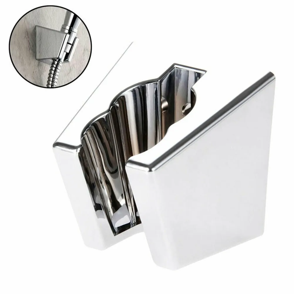 Universal Adjustable Hand Shower Holder Bathroom Wall Mounted Holder ABS Plastic Chrome Bathroom Bracket Stable