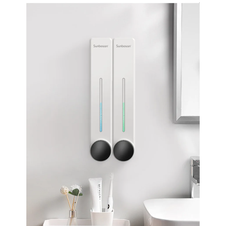 450ML Soap Dispenser Wall-Mount Shower Bath Shampoo Dispenser Liquid Soap Container Gel Dispenser Hotel Bathroom Accessories