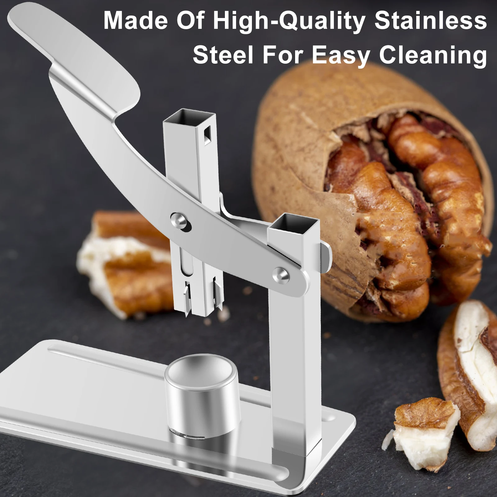 Chestnut Opener Machine Stainless Steel Chestnut Clip Heavy-Duty Cutter Nut Cracker Sheller Walnut Clip Peeler Kitchen Tools