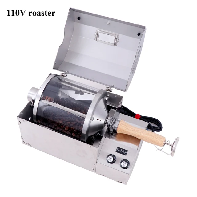 110V 220V Electric 400g Coffee Beans Roasting Machine 1200W Coffee Bean Roaster Machine Cocoa Beans Roaster Machine In Home