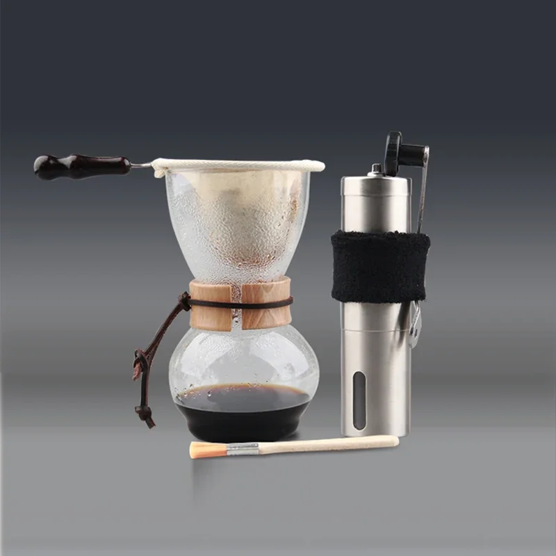 Stainless Steel Portable coffee grinder manual household small coffee machine