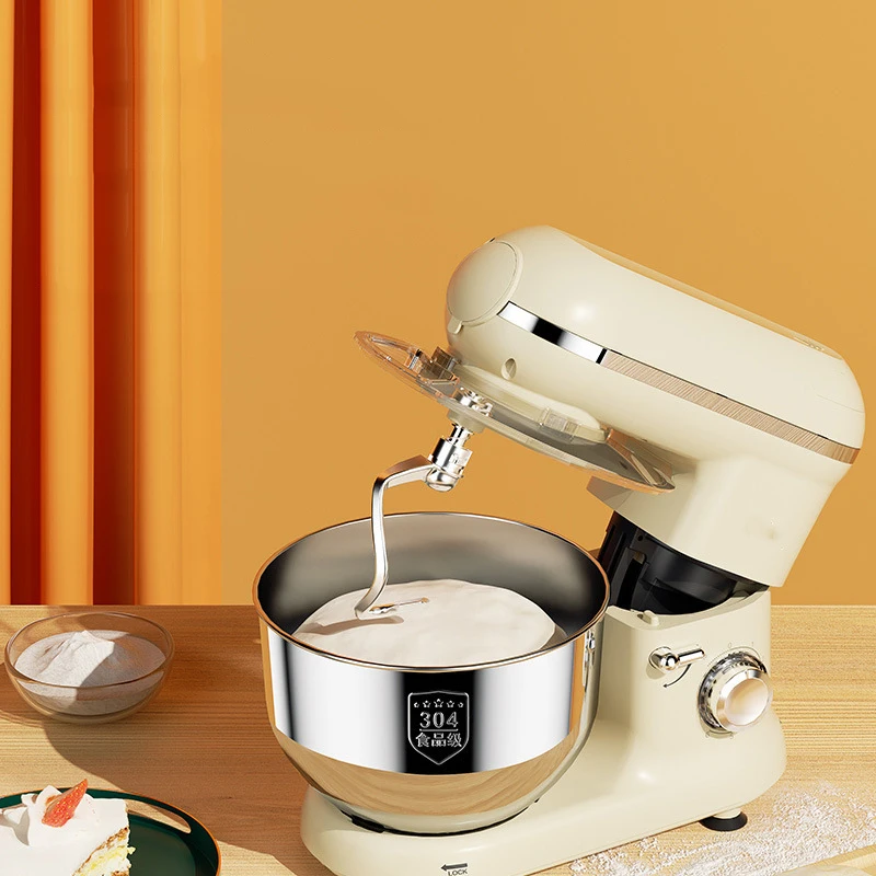 Multi-functional Chef Machine Dough Making Stand Food Mixers Kitchen Electric Blender Desktop Egg Whisk Cream Kneader Processor