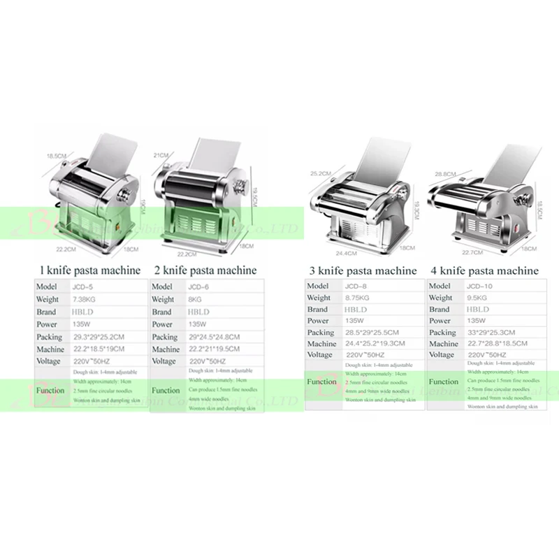 Noodle Machine Thickened Stainless Steel Kitchen Tools and Gadgets Manuals Food Processors Pasta Maker Manual Dining Bar Home