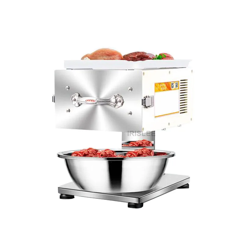 Commercial electric meat slicer Automatic wire cutter Desktop slicer 550W meat grinder dicing machine manual food processor