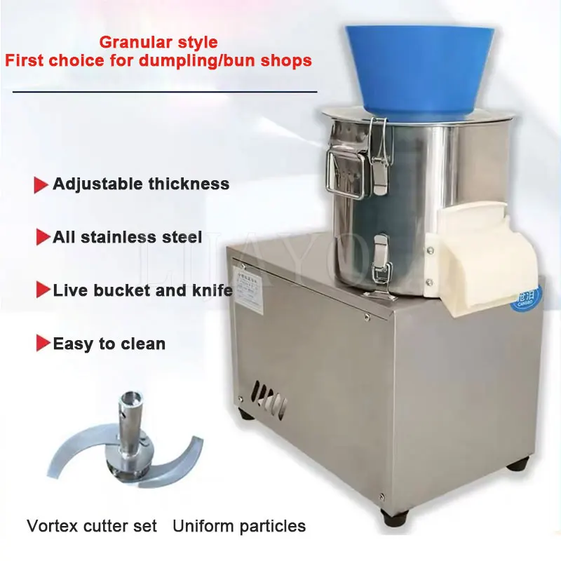 Electric Chili Onion Ginger Vegetable Cutting Machine Commercial Vegetable Cutter Food Chopper