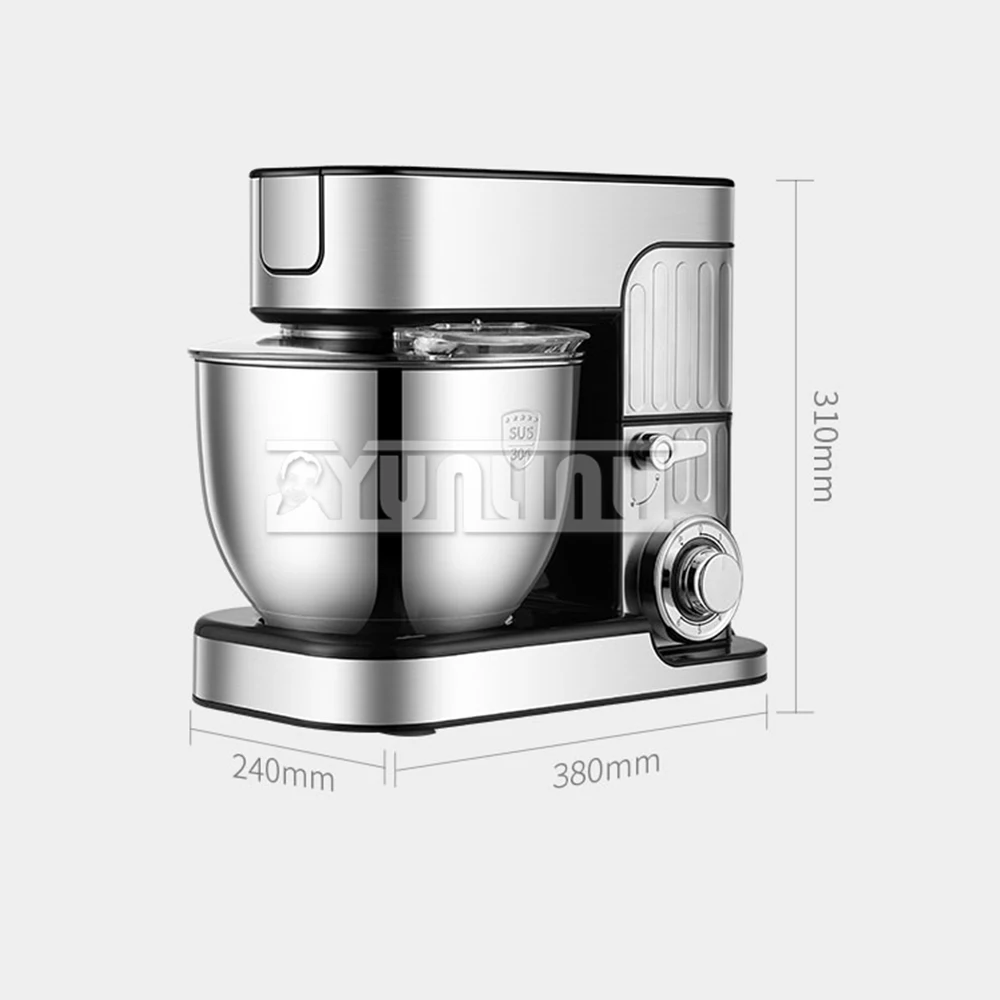 7L Kitchen Electric Mixer Multifunctional Mixer Egg Whisk Dough Cream Mixer Machine Automatic Food Blender