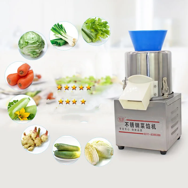 Electric Food Vegetable Cutting Machine onion Food Cutter Slicer Cabbage Chilli Leek Scallion Celery Scallion Cutting Machine