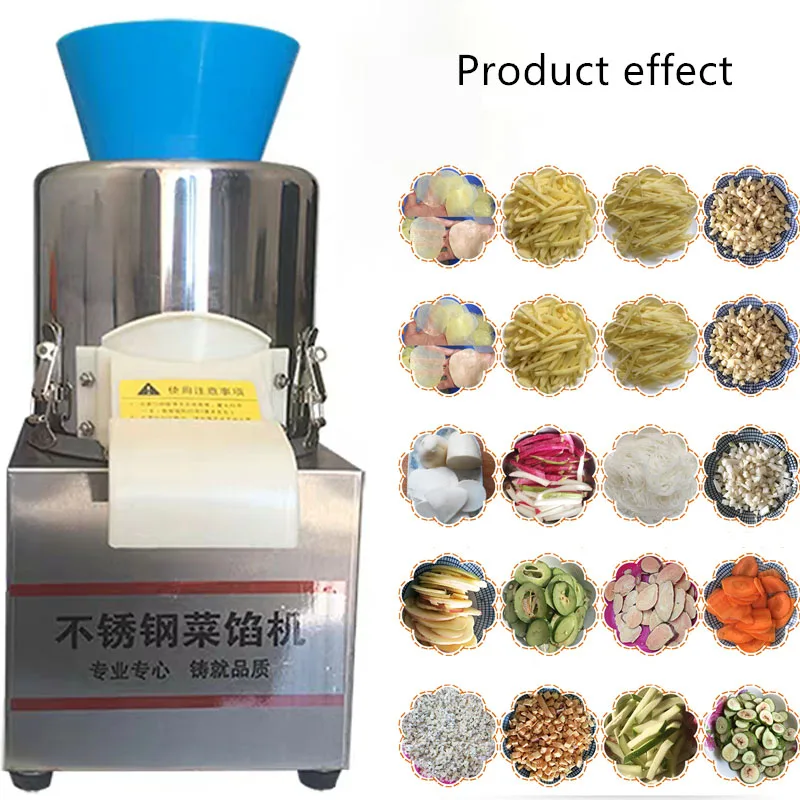 Electric Food Vegetable Cutting Machine onion Food Cutter Slicer Cabbage Chilli Leek Scallion Celery Scallion Cutting Machine