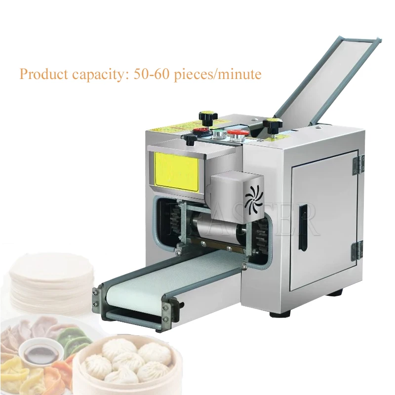 Automatic Spring Roll Wonton Wrapper Making Machine Gyoza Frozen Empanada Dumpling Skin Machine