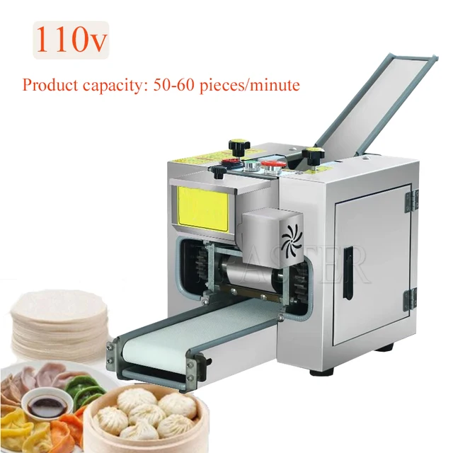 Automatic Spring Roll Wonton Wrapper Making Machine Gyoza Frozen Empanada Dumpling Skin Machine