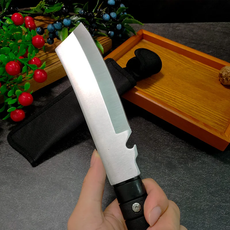 Kitchen Cleaver Meat Slicing Knife Handmade Forged Chef Cutter Stainless Steel Kitchen Boning Butcher Knife Cooking Cutlery