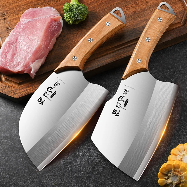PLYS-Vegetable knife household sharp slicing knife chopping bone special knife chef with meat chopping vegetable knife set