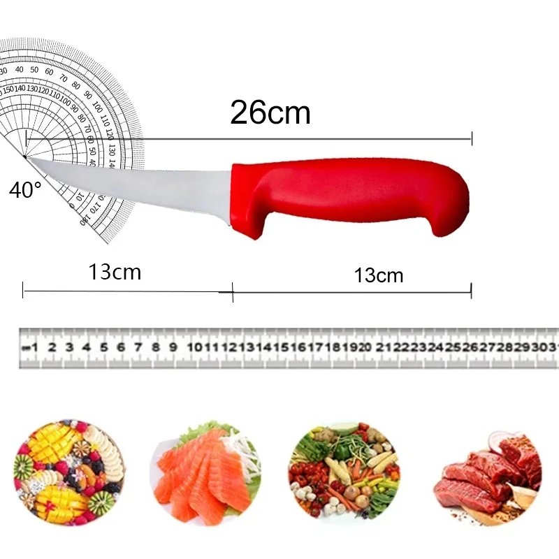 Kitchen Vegetable and Fruit Knives Boning Knife Stainless Steel Skinning and Carving Knife Meat Butcher Cleaver Slicing Cutter