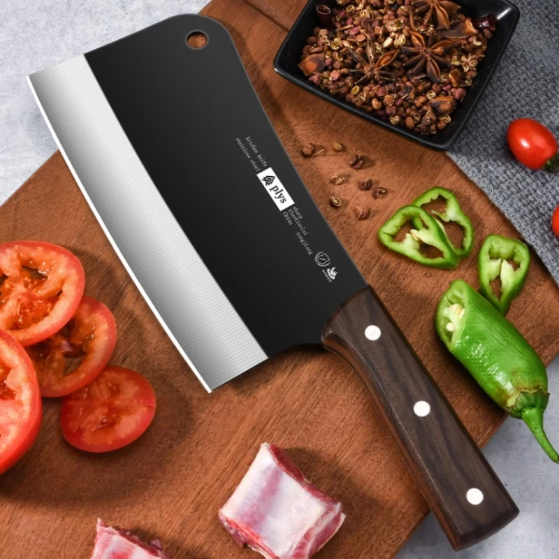 Stainless steel kitchen knife, chef specific slicing knife, sharp meat cutting knife, bone chopping knife