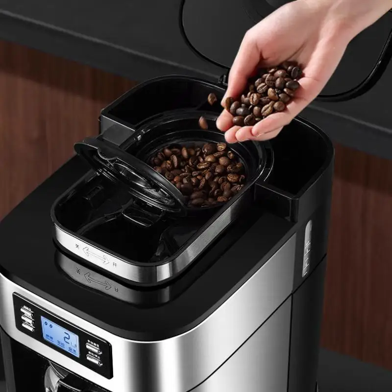 Coffee Machine 220V Automatic Drip Type Grinder Electric Coffee Maker