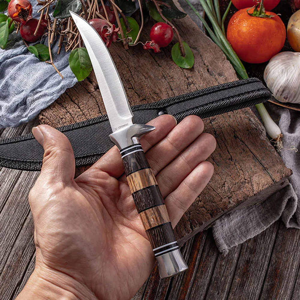 Kitchen Cleaver Knife Stainless Steel Utensils Fishing Butcher Boning and Meat Cutting Slicing Cooking Knife