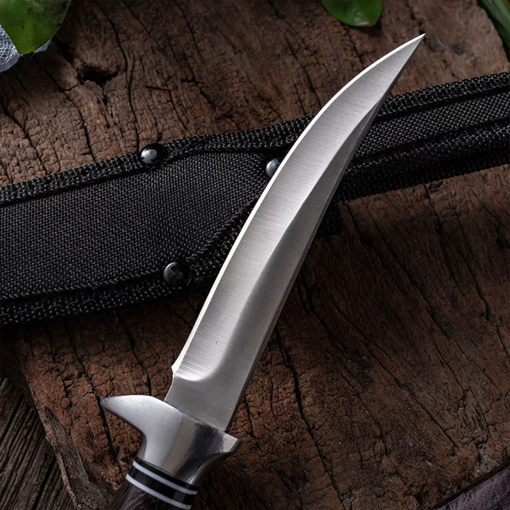 Kitchen Cleaver Knife Stainless Steel Utensils Fishing Butcher Boning and Meat Cutting Slicing Cooking Knife