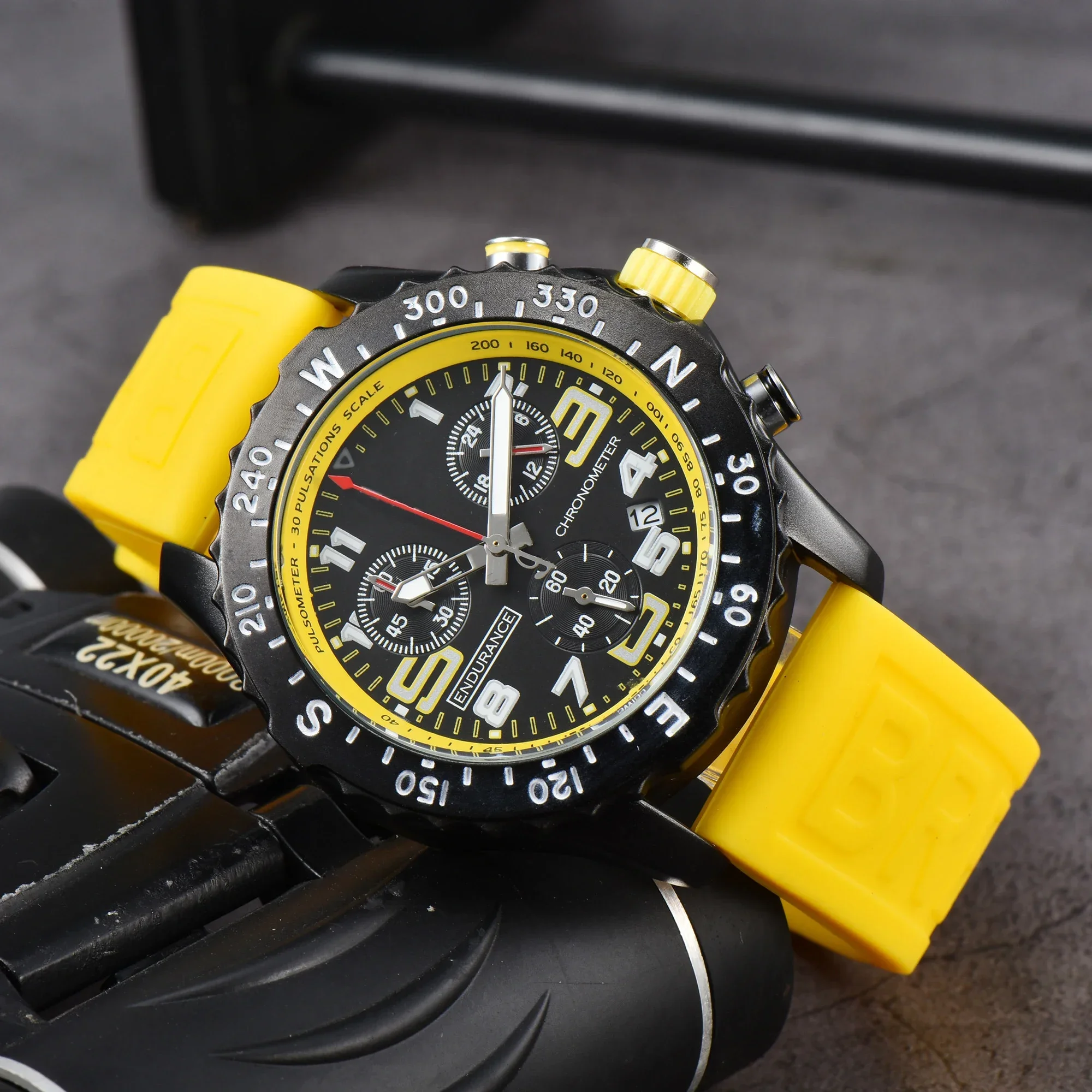 Men's Watches Luxury Endurance Sport Automatic Date Watch Business Quartz Movement Chronograph