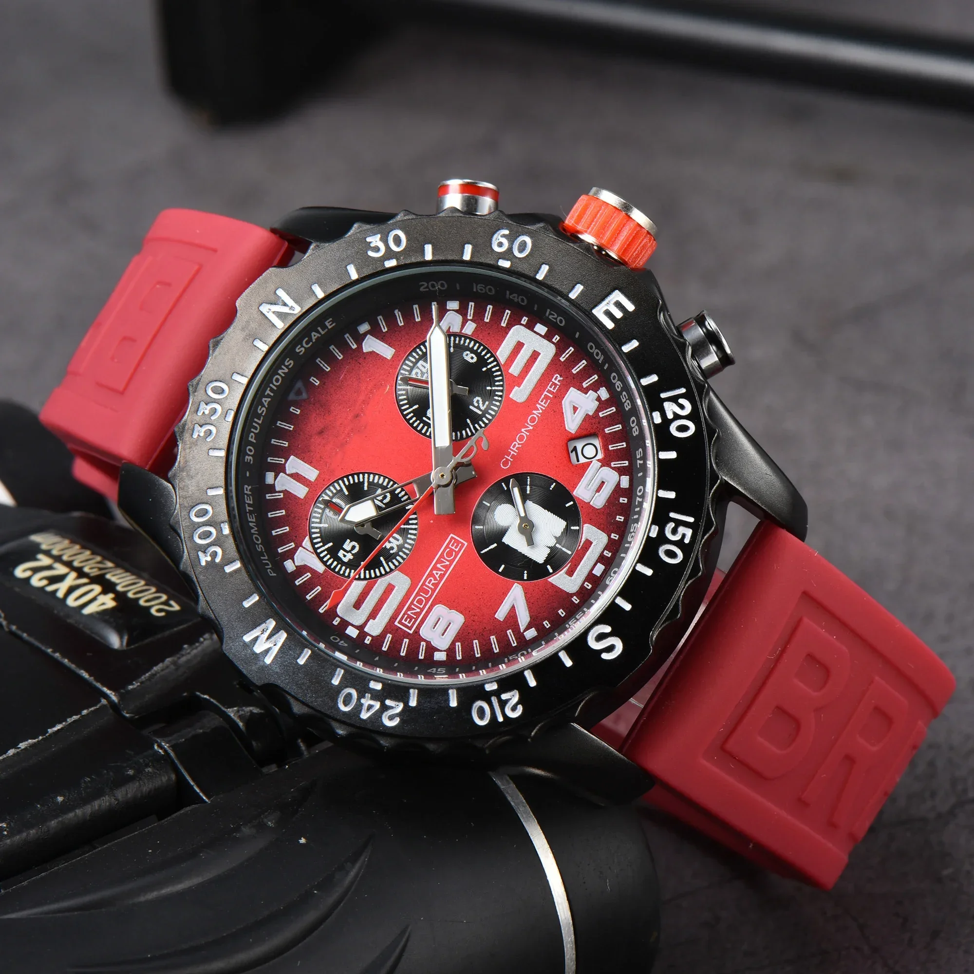 Men's Watches Luxury Endurance Sport Automatic Date Watch Business Quartz Movement Chronograph