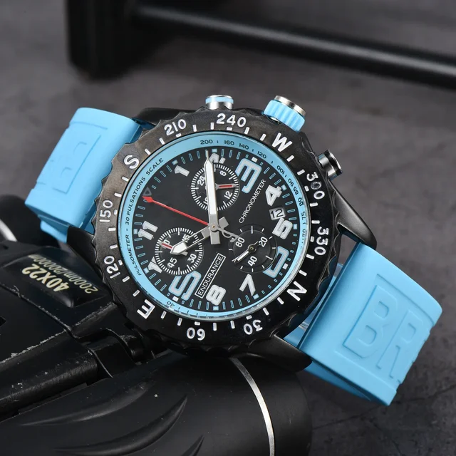 Men's Watches Luxury Endurance Sport Automatic Date Watch Business Quartz Movement Chronograph