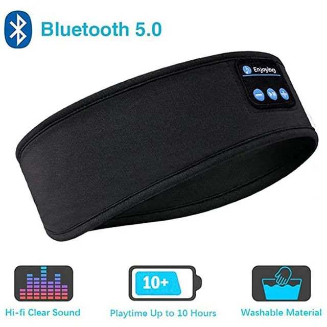 Wireless Bluetooth Headphones Sleeping Headband Headphones Headscarf Thin Comfortable Music Phone Sport Earbuds for Side Sleeper