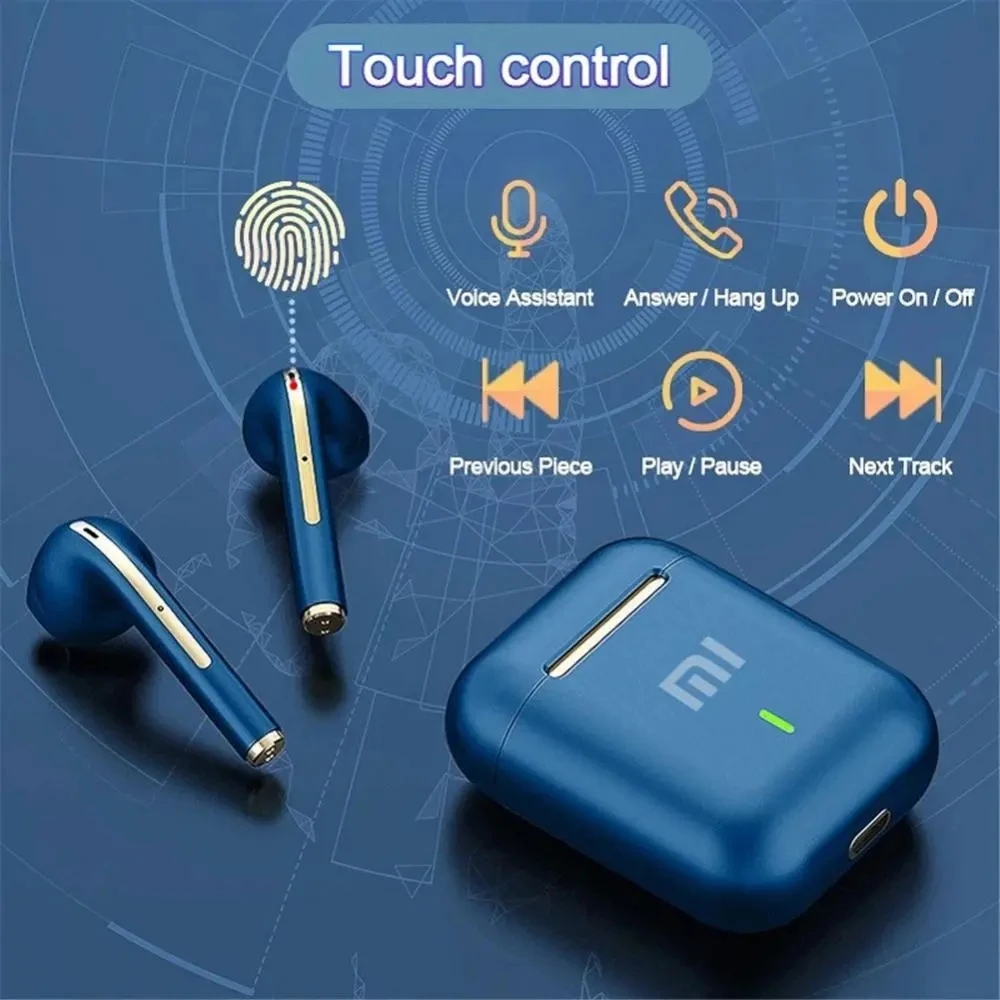 Wireless Earphones J18 In Ear TWS Bluetooth Ture Sport Headphones HiFI Game Waterproof Headset With Microphone