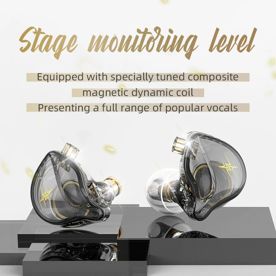Newest QKZ ZXT MT1 In Ear Earphone Dynamic DJ Monitor IEM Earbud HIFI Sport Noise Cancelling Headsets M10 TA1 ST1 V90s T300 X7