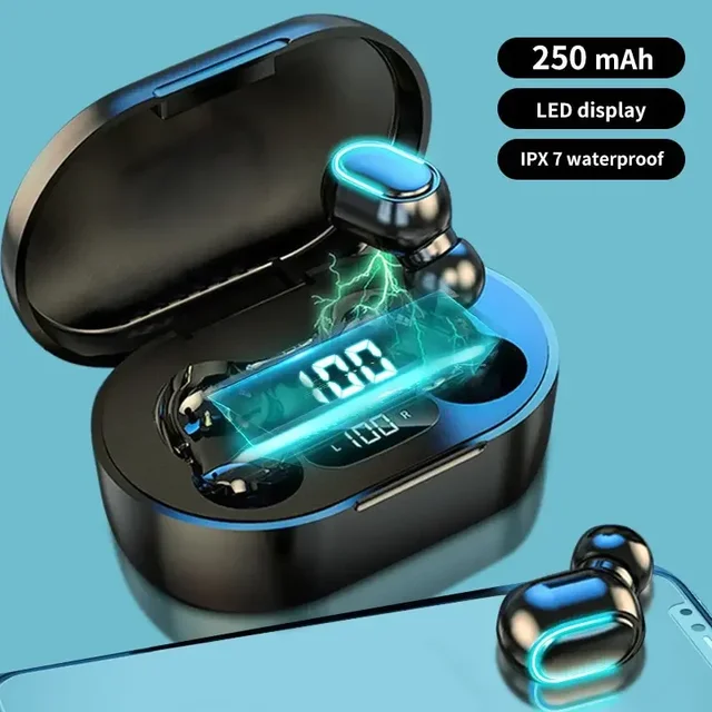 New A6s Bluetooth Earphones Tws In Ear Bluetooth 5 0 Running Sports Stereo Buttons With Microphone Wireless Headphones