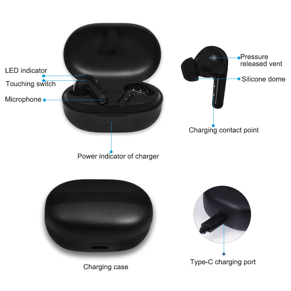 Rechargeable Digital Hearing Aids with Bluetooth 12-Channels Portable Sound Amplifier Noise Reduction New Audifonos for Deafness