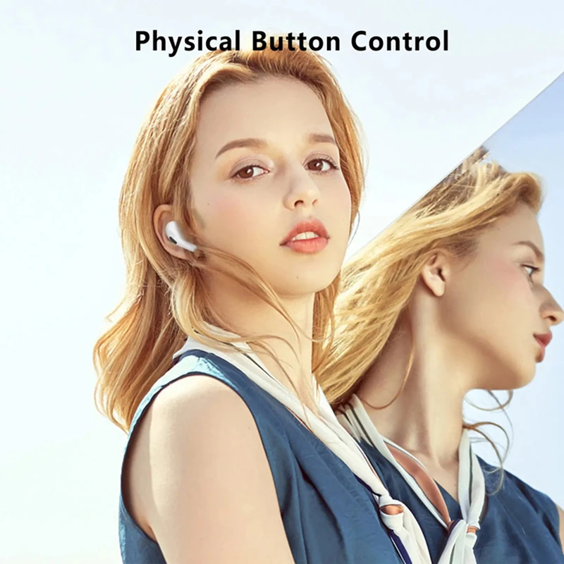 New Wireless Bluetooth Earphones Headphones Outdoor Sport Headset 5.3 With Charging Bin Lanyard Touch Control Earbuds for Muisc