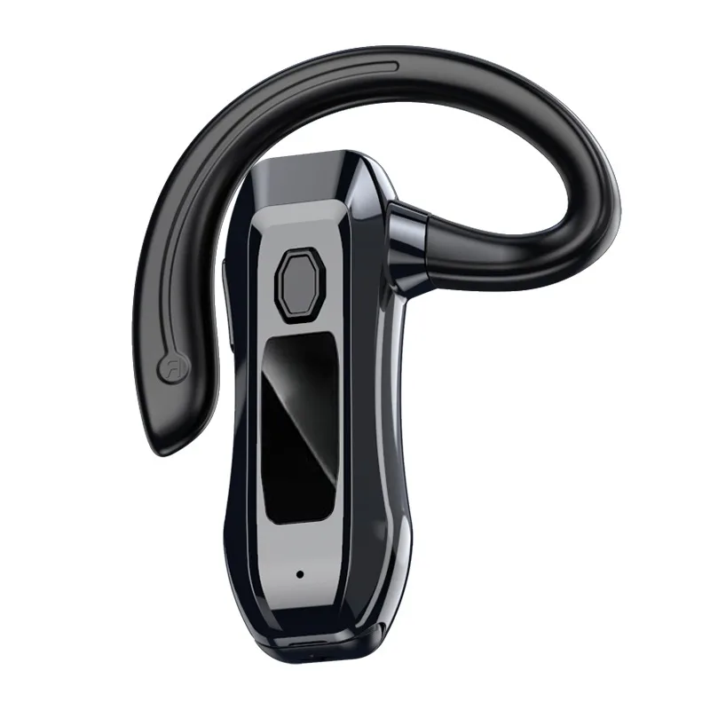 Single Ear Wireless Headset Driving HeadPhones Business Noise Cancelling Headset Sports Earhook Earphones Long Battery Life