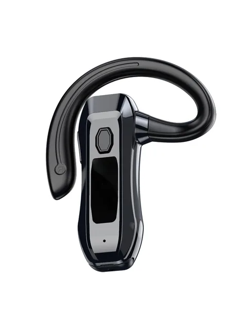 Single Ear Wireless Headset Driving HeadPhones Business Noise Cancelling Headset Sports Earhook Earphones Long Battery Life