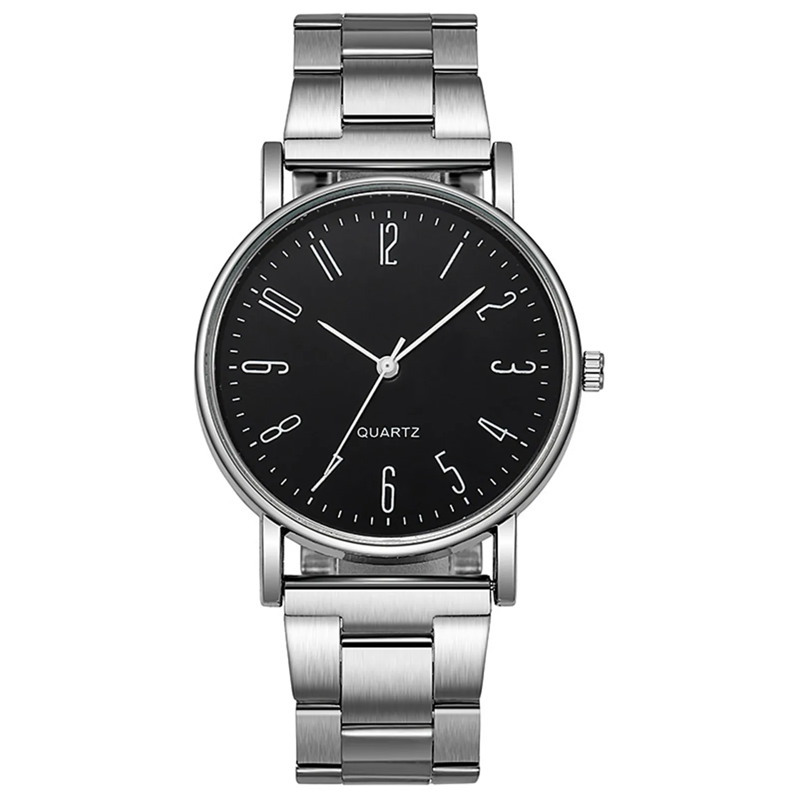 Fashion Stainless Steel Band Business Quartz Wristwatch Relogio Quartz Mens Watch Top Brand Luxury Clock Male Relojes Hombre