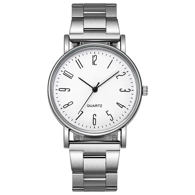 Fashion Stainless Steel Band Business Quartz Wristwatch Relogio Quartz Mens Watch Top Brand Luxury Clock Male Relojes Hombre
