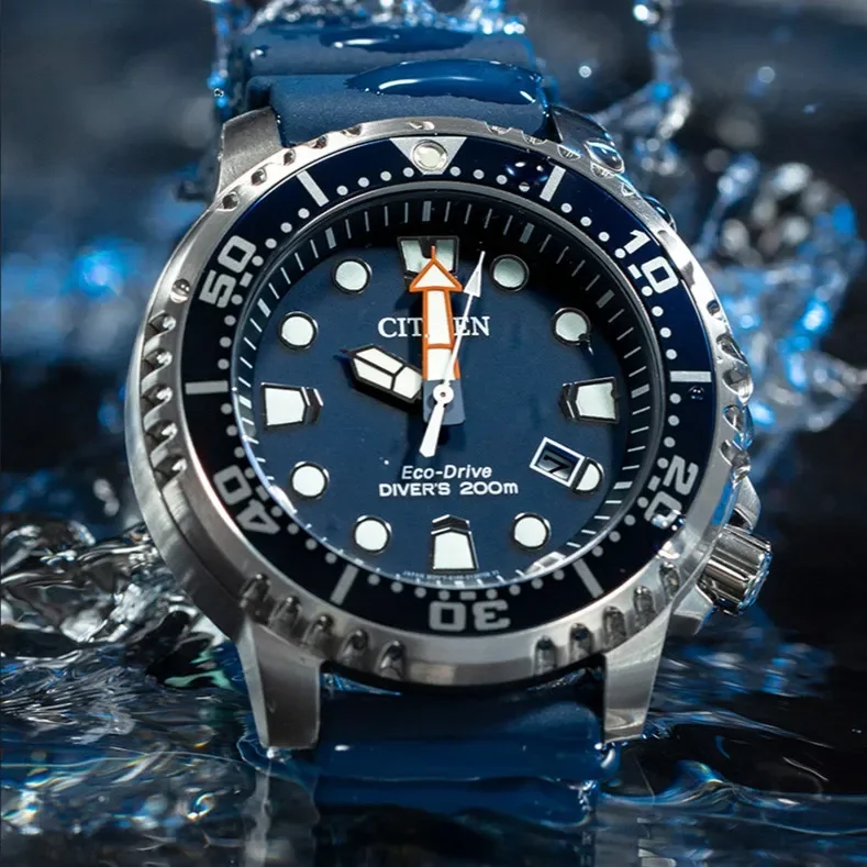2024 Fashion Brand Sport Watch Men Citizen BN0150 Eco-drive Series Waterproof Design Male Clock Silicone Band Quartz Wristwatch