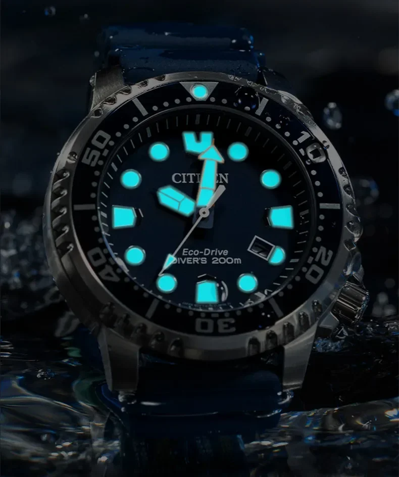 2024 Fashion Brand Sport Watch Men Citizen BN0150 Eco-drive Series Waterproof Design Male Clock Silicone Band Quartz Wristwatch