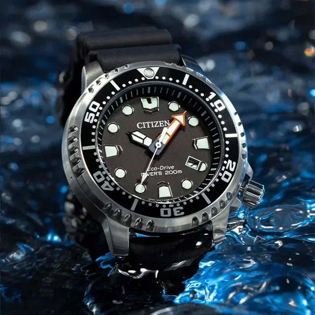 2024 Fashion Brand Sport Watch Men Citizen BN0150 Eco-drive Series Waterproof Design Male Clock Silicone Band Quartz Wristwatch