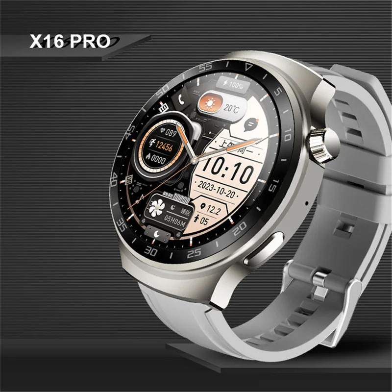 X16 PRO Smart Watch 1.53inch Large Screen Bluetooth HD Call Voice Assistant Heart Rate Monitor Wireless Charging Smartwatch