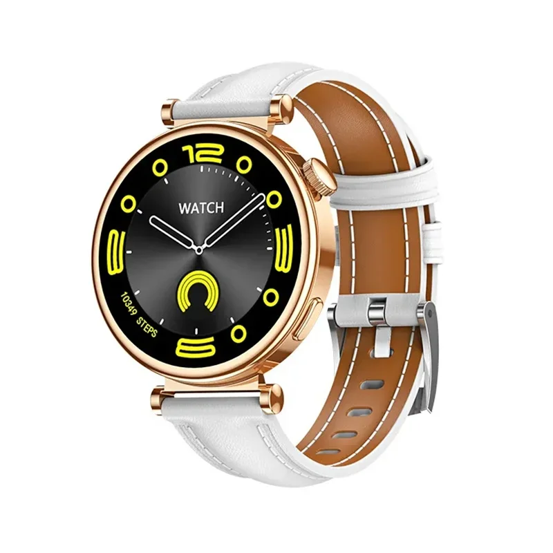 2024 New Fashion Women Smart Watch GT4 Mini AMOLED Screen BT Call NFC Wireless Charger Lady Smartwatch Sports Fitness Tracker