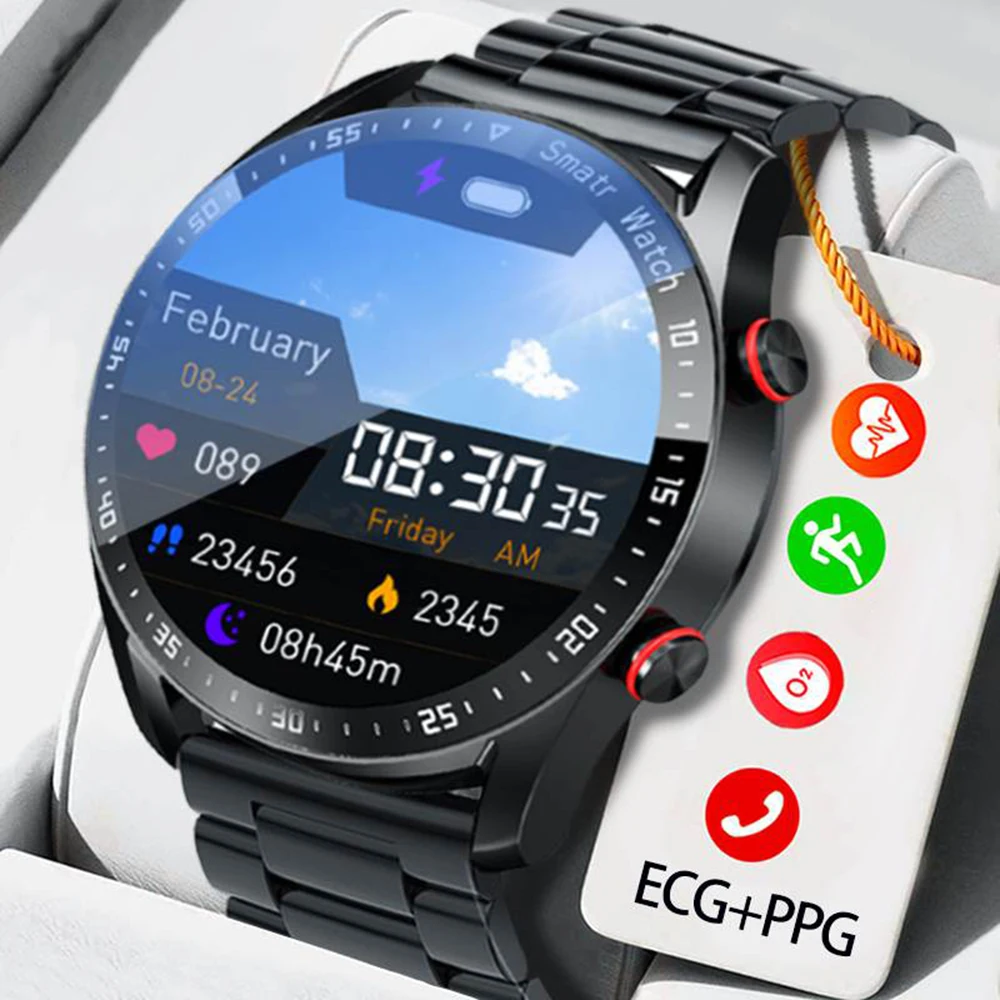 NEW Smart Watch Men Bluetooth Call Smart Clock Full Touch Sports Fitness Tracker Smartwatch For Women Waterproof IOS Android