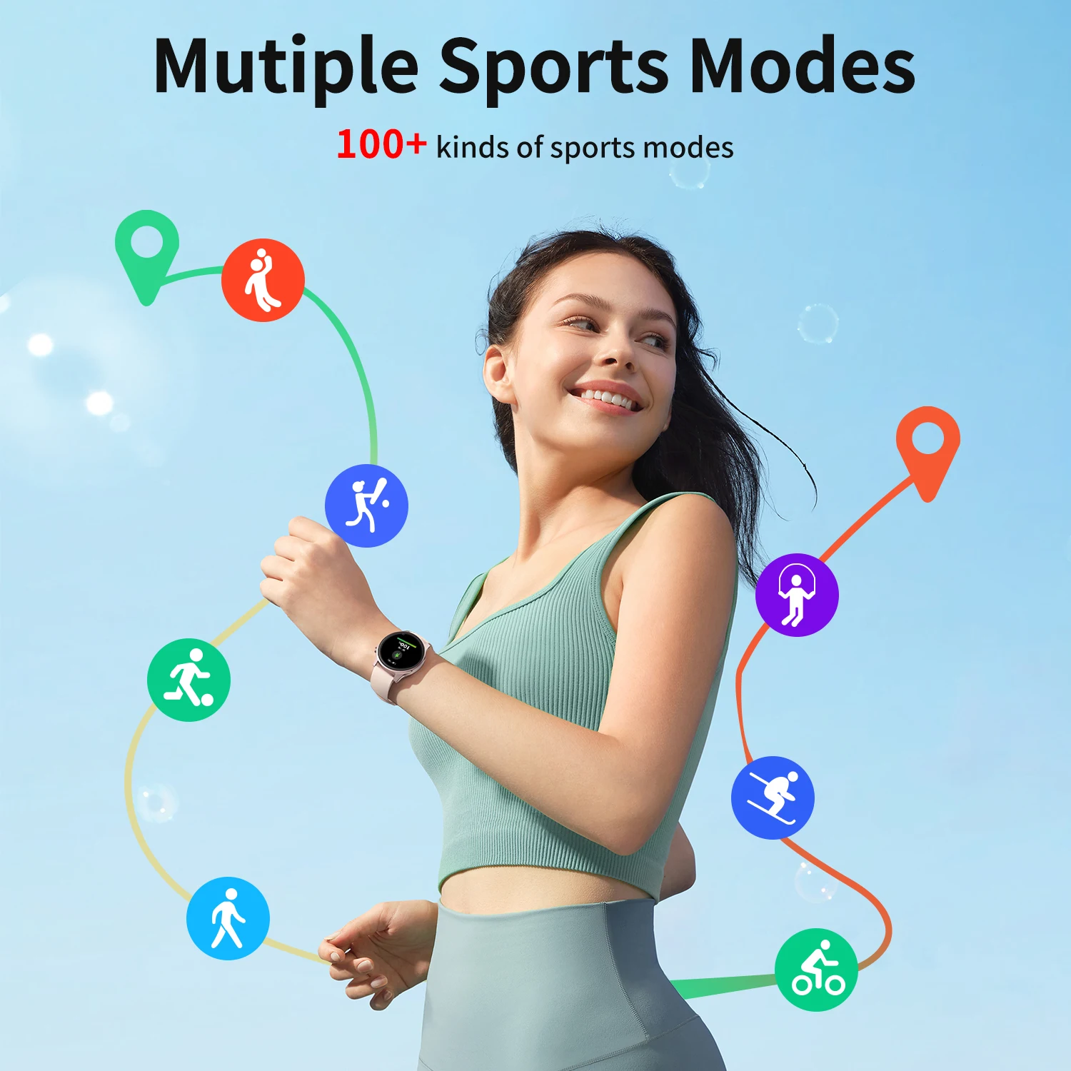 Smart Watch For Men Women Bluetooth Voice Calling Smartwatch 466*466 AMOLED HD Display Intelligent Notification Sports Watches