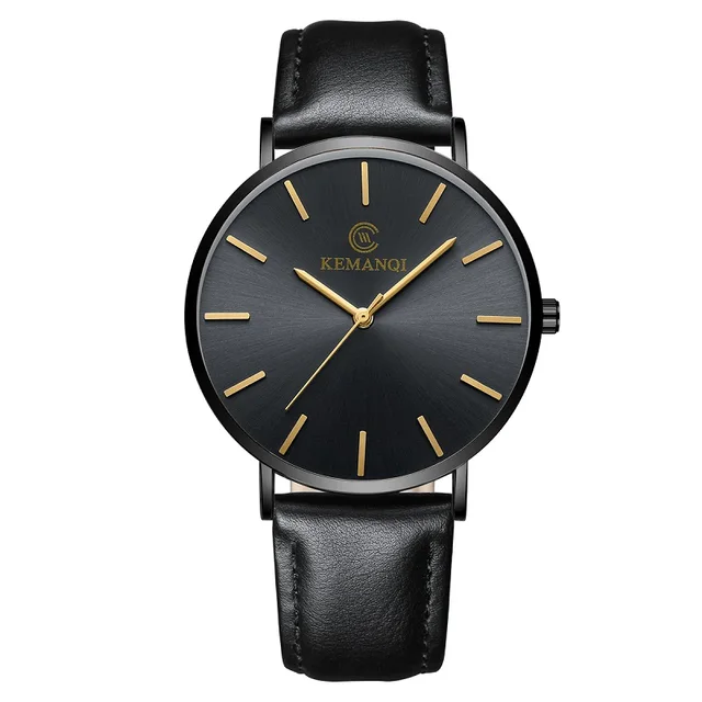 2022 Luxury Business Men Watches Men Gold Watch Ultra Thin Mens Watches Leather Quartz Watch Man Wristwatch horloge mannen