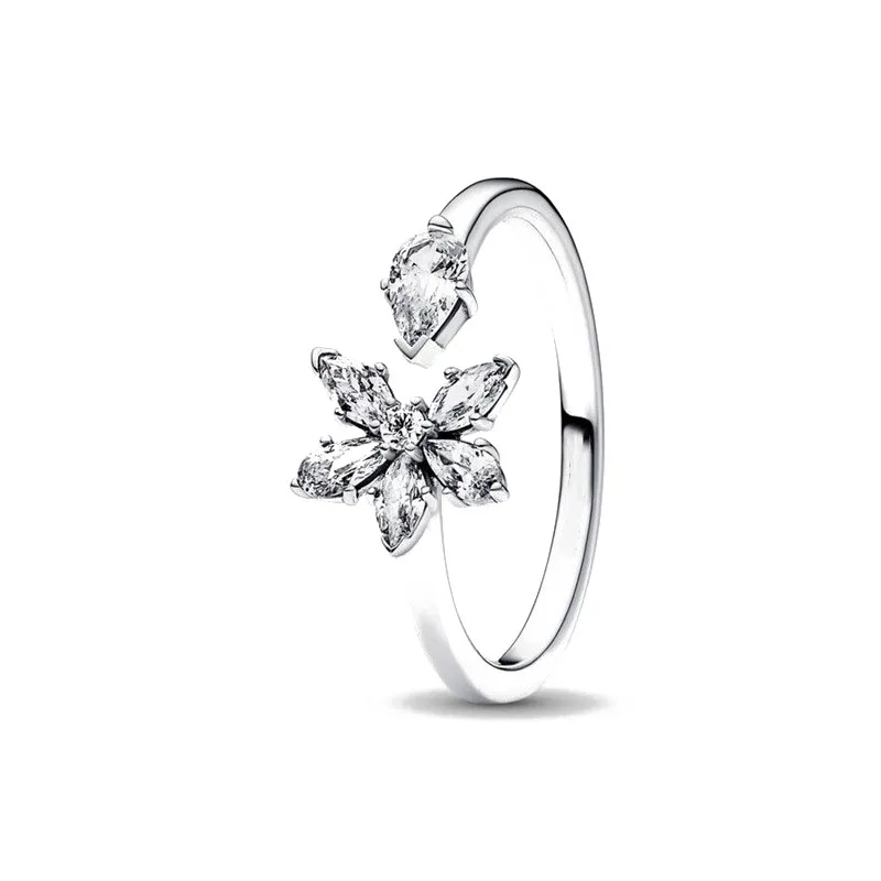2023 New 925 Silver Octopus Heart Rings fit European Beads Charms Original Pandora Bracelet For Women DIY Fashion Jewelry Making